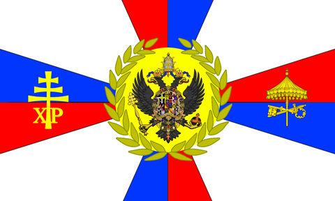 Flag of the Gonfaloniere of the United Roman-Ruthenian Church