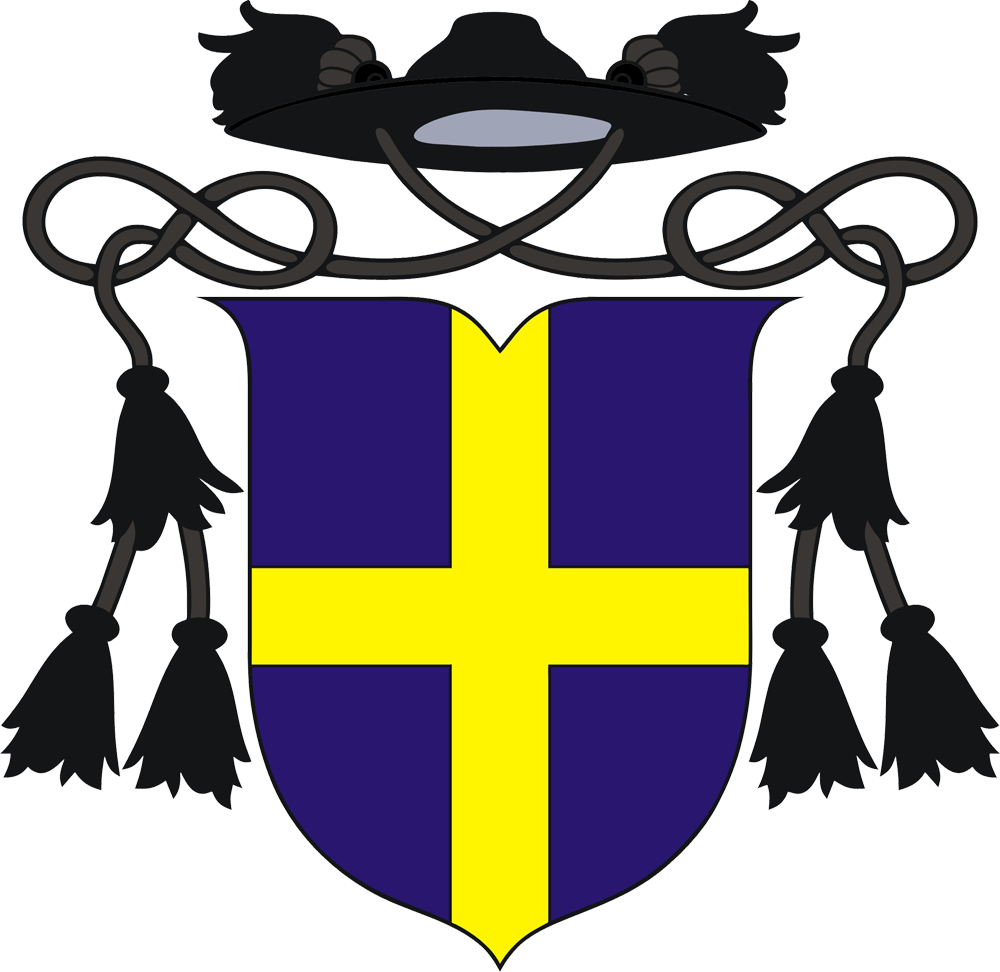 Example of heraldry for an official of a Metropolitan or Diocesan Curia