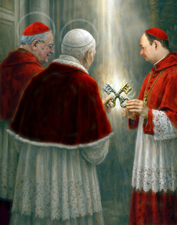 Custodia Petri, representing the guardianship of the Petrine inheritance