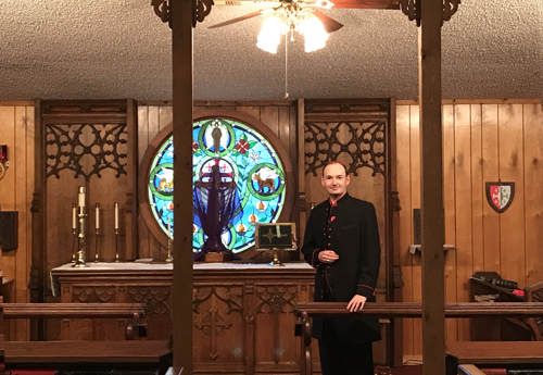 The historic chapel of St. Chad's, first chair of the Holy Apostolic See