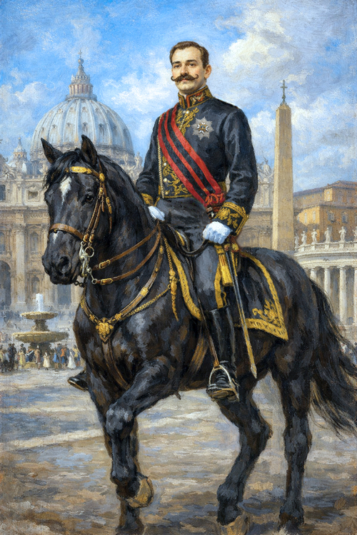 Ceremonial uniform of the Roman-Ruthenian Order of Saint Sylvester